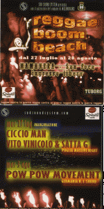 Reggae BoomBeach - Estate 2003 al Mamanera - by Sud Sound System Promotion 